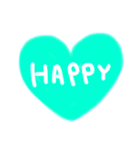 Happy color message 1（個別スタンプ：36）