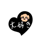表情で語る わん吉（個別スタンプ：37）