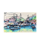 カヲル君のスケッチ旅行（個別スタンプ：8）