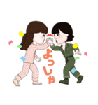 やっちゃんとれいちゃんstamp（個別スタンプ：37）
