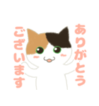 三毛猫みーにゃお仕事のご挨拶（敬語）（個別スタンプ：23）