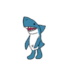 ゆるいサメのスタンプ（個別スタンプ：1）