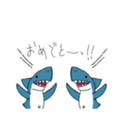 ゆるいサメのスタンプ（個別スタンプ：11）