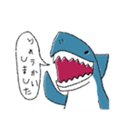 ゆるいサメのスタンプ（個別スタンプ：19）