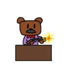 ギャングなオコジョ（個別スタンプ：14）