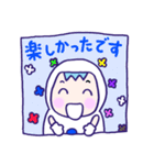 推し活♪ゆきだるま♪青♪（個別スタンプ：27）