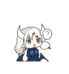 ドラゴンの女の子2（個別スタンプ：5）