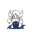 ドラゴンの女の子2（個別スタンプ：6）