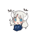 ドラゴンの女の子2（個別スタンプ：11）