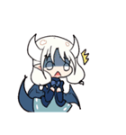 ドラゴンの女の子2（個別スタンプ：19）