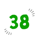 数字25～40（個別スタンプ：14）