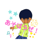 男の子のあいさつ！（個別スタンプ：6）