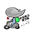バイクで配達をしています、安全運転（個別スタンプ：6）