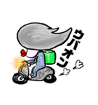 バイクでフードデリバリー（個別スタンプ：2）