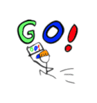 棒人間パート2(敬語)（個別スタンプ：22）