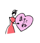 【動く】Woman -heart-（個別スタンプ：24）