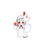 ご奉仕きゅうちゃん（個別スタンプ：2）