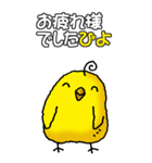 ぴよこ印その1（ぴよ敬語）（個別スタンプ：6）