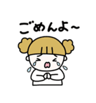 日常で使える！カラフルヘアの女の子♩（個別スタンプ：11）