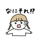 日常で使える！カラフルヘアの女の子♩（個別スタンプ：15）