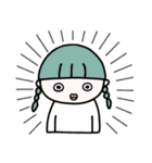 日常で使える！カラフルヘアの女の子♩（個別スタンプ：25）