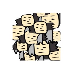 [LINEスタンプ] 6人目ですが。