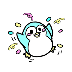 [LINEスタンプ] 幸せペンギン