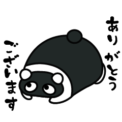 [LINEスタンプ] おにぎりぱんだ。