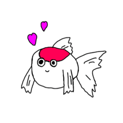 [LINEスタンプ] 金魚 Gold-fish