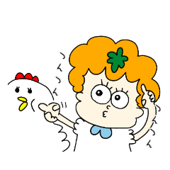 [LINEスタンプ] お茶目なみかんさん