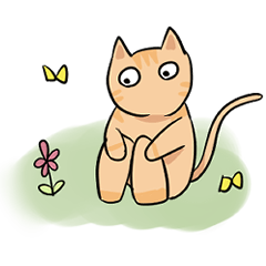 [LINEスタンプ] 虚無い猫