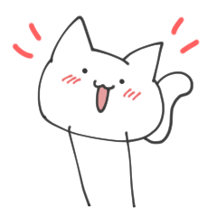 [LINEスタンプ] あしながめのねこ