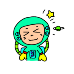 [LINEスタンプ] 宇宙の坊や