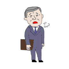 [LINEスタンプ] サラリーマン色んな表情