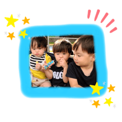 [LINEスタンプ] 可愛い我が子たち⭐️