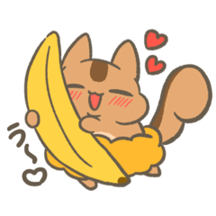 [LINEスタンプ] 太っちょリスのうにょ