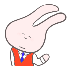 [LINEスタンプ] うさぎのうざきさん