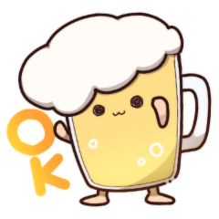 [LINEスタンプ] ビールくん☺︎