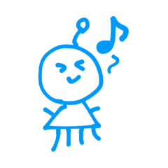 [LINEスタンプ] 宇宙人にも見えるイカちゃん