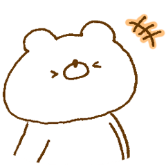 [LINEスタンプ] ほわくま。79 【LINE】