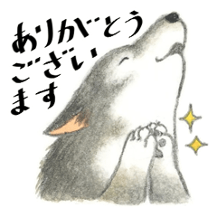 [LINEスタンプ] オオカミ犬たちの日常使えるスタンプ