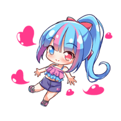 [LINEスタンプ] あみりちゃんスタンプ⑦♥