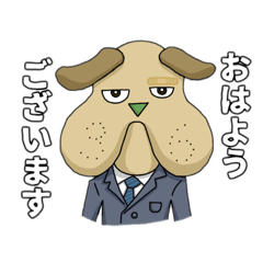 [LINEスタンプ] 社会で生きるぶるどっぐ【3-6】