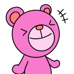 [LINEスタンプ] ピンくま ❤LINEスタンプの日特集❤