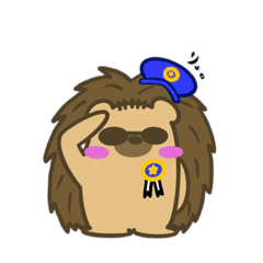 [LINEスタンプ] ハリネズミのライチ君