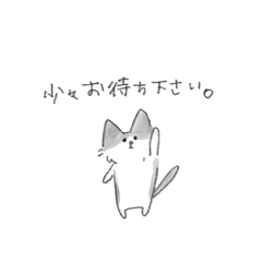 [LINEスタンプ] ねこ×2