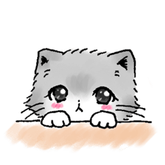 [LINEスタンプ] 子猫のみょんみょん【基本】