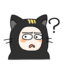 [LINEスタンプ] 【猫もどき】くろねこさん