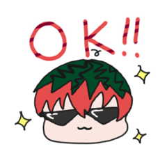 [LINEスタンプ] ゆる〜いスイカちゃんスタンプ