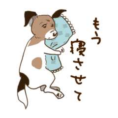 [LINEスタンプ] ジャックラッセルテリアの、まつりちゃん！